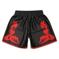 thumbnail image 4 of YONGHS Kids Boys Girls Boxing Shorts Muay Thai Kickboxing MMA Gym Training Trunks Type I 9-10, 4 of 7