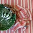 thumbnail image 5 of Hilana Upcycled Cotton Andana Striped Tablecloth Set Magenta, 5 of 7