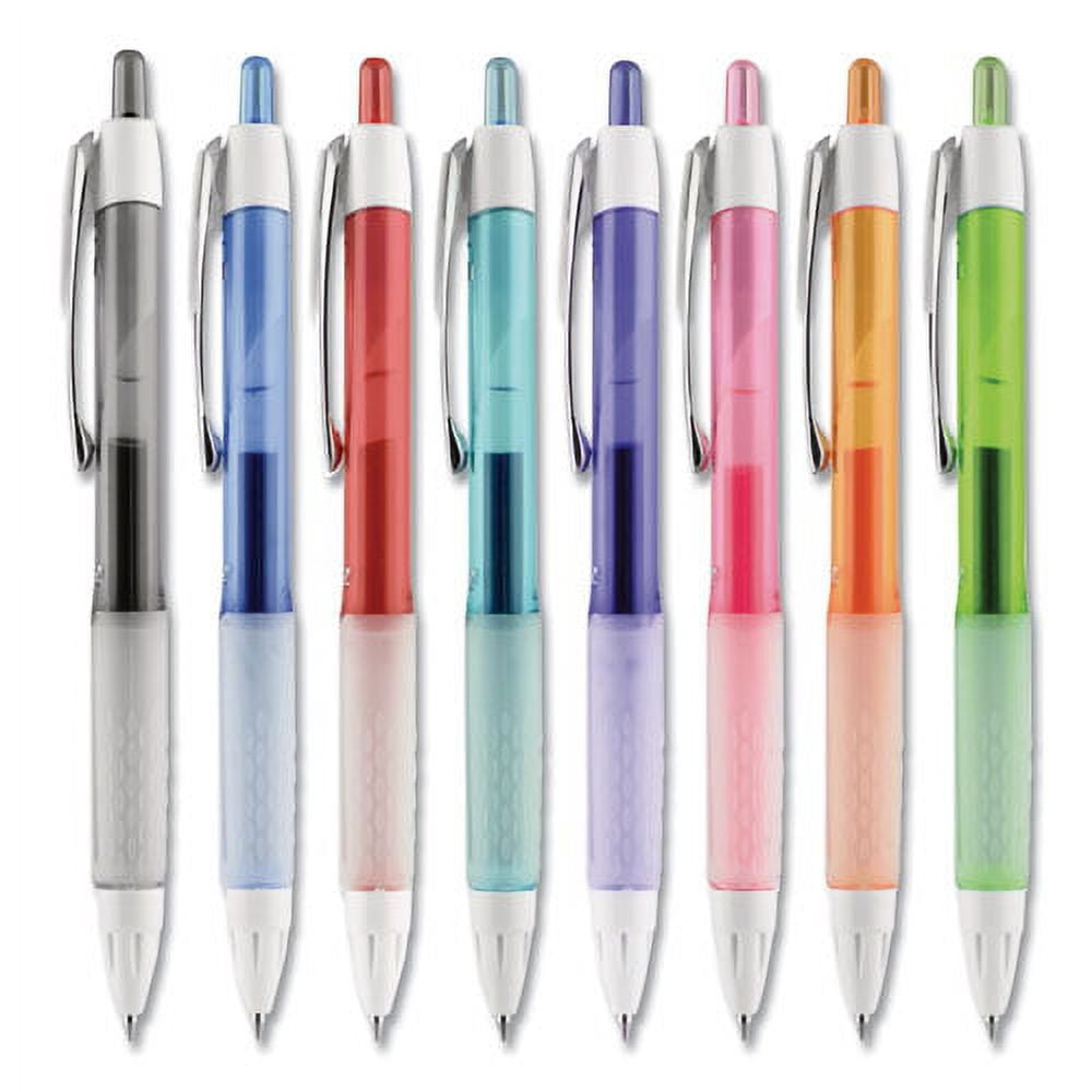 Signo 207 Gel Pen, Retractable, Medium 0.7 Mm, Assorted Ink And Barrel Colors, 8/pack | Bundle of 2 Sets