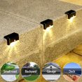 thumbnail image 3 of Luces LED solares para exteriores, luces de decoración de jardín IP65, lámparas de cubierta de escalón, iluminación de jardín, valla, decoración de patio, 3 of 4