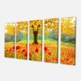 thumbnail image 1 of Designart - Bel Arbre Jaune d'Automne - Impression sur Toile Florale, 1 of 3