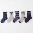 thumbnail image 2 of HCNTES Kid Socks Boys Fun Girl Novelty Design Crew Socks Set for Children 1T 2T 3T 4T 5T 6T 7T Spring Summer Socks Set(Z01-Grey,18-24 Months), 2 of 9
