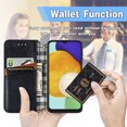 thumbnail image 2 of Mantto Designed for Samsung Galaxy S25 Edge Case, Retro PU Leather Wallet Phone Case with Credit Card Holder Protective Shockproof Magnetic Kickstand Flip Cover for Galaxy S25 Edge, Black, 2 of 4