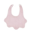 thumbnail image 4 of Baby Bib For Girls,Reversible Waterproof Handmade Natural Cotton Baby Drool Bib 0-12 months Pink 0-2 Years, 4 of 4