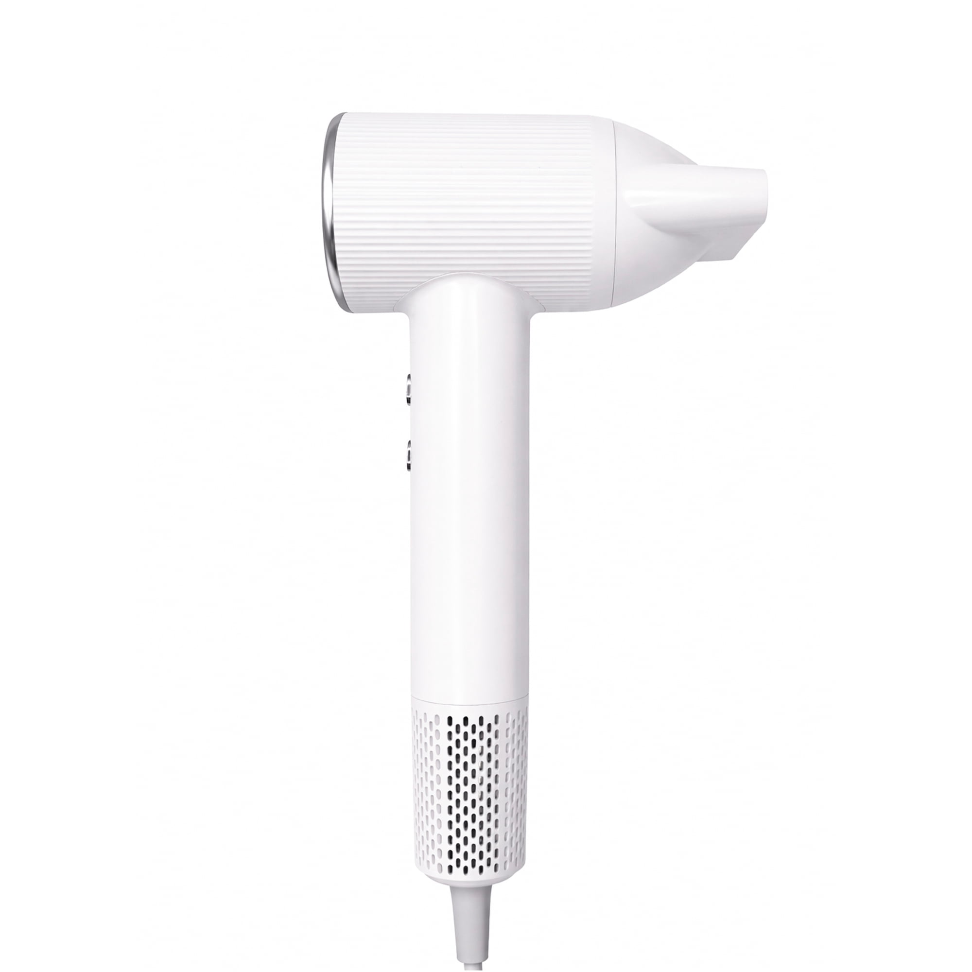 KENZZI Salon Pro+ Ionic Hair Dryer, 1300W High-Speed 110,000 RPM Brushless Motor with LED Display, White