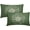 Green Daisy, variant on erklhpu21 12" x 20" Yellow Daisy Cotton Throw Decorative Pillow Cover, Invisible Zipper (2 Count)