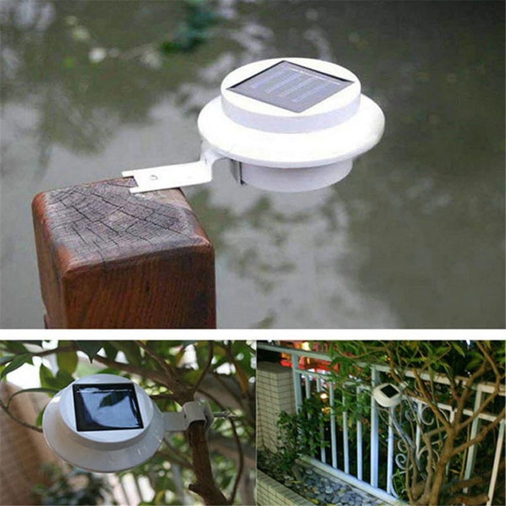 Hot Selling Solar Light 3 LED Solar Powered Outdoor Garden Yard Wall ...