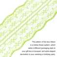 thumbnail image 4 of Unique Bargains 1.8' Wide 11 Yard Lace Ribbon Floral Pattern Green Lace Trim Ribbon for Gift Wrapping, Wedding Decor, 4 of 6