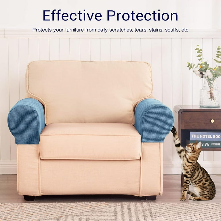 4pcs premium waterproof stretch furniture armrest covers slipcovers sofa chair couch chair arm protectors sale