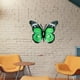 thumbnail image 3 of 2 paquetes de escultura de mariposa de estilo europeo, adorno decorativo vívido, arte de arte, decoración de pared de metal para jardín, cafetería, sa perfecl Arte de pared colgante, 3 of 8