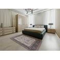 thumbnail image 5 of Ahgly Company Machine Washable Indoor Rectangle Industrial Modern Rosy Brown Pink Area Rugs, 7' x 10', 5 of 7