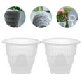 thumbnail image 6 of PTOOTP 2-Pack Breathable Plastic Orchid Pots with Transparent Design for Easy Root Observation and Growth, 6 of 8