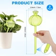 thumbnail image 3 of Uxcell 2-Pack Esferas de Riego para Plantas, Inserto de Macetero Autorriego de 9.8 Pulgadas con 2 Tapones para Plantas de Interior [Verde], 3 of 7