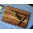 thumbnail image 6 of Vesta Homes Extra Large Wooden Cutting Board | 18 * 12 Inches | Chopping, Serving Board/Block for Vegetables, Fruits, Cheese and Charcuterie | Natural Acacia Wood | 1" Thick | Handcrafted in India, 6 of 7