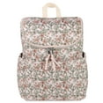 thumbnail image 3 of Baby Essentials 2 Piece Baby Diaper Backpack with Stroller Straps and Matching Changing Pad in Floral Taupe, 3 of 13
