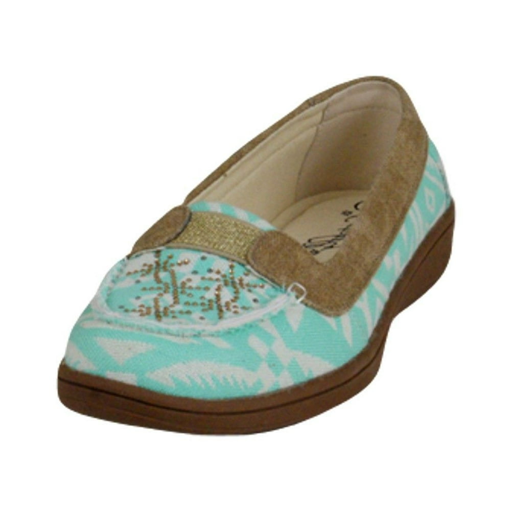 Catchfly Catchfly Western Shoes Womens Southwestern Slip On Canvas
