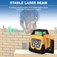 thumbnail image 6 of KAYESAMPRA Automatic Self Leveling Green Rotary Laser Level 500m Range Kit With 1.65M Tripod & Aluminum Grade Rod, 6 of 15