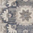 thumbnail image 4 of 9' X 12' Gray and Ivory Medallion Power Loom Area Rug, 4 of 11