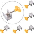 thumbnail image 1 of Cerraduras para marcos de puertas corredizas, ajustables con almohadillas protectoras para evitar rayones, fácil instalación para uso inmediato, que mejoran la seguridad en el hogar y la oficina, 1 of 5