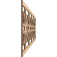 thumbnail image 3 of Ekena Millwork 47"W x 12"H x 1/4"T Daisy Fretwork Moulding, Red Oak, 3 of 13