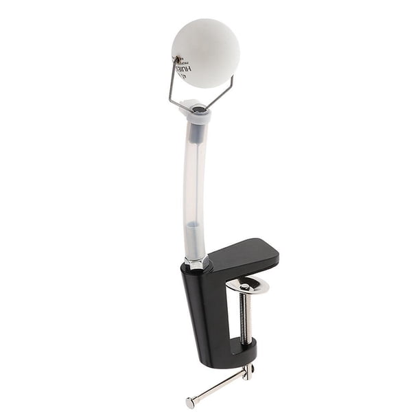 Soidarity Entrenador de tenis de , entrenamiento de Ping Pong, Robot de rebote rápido con Clip en la Tenis de Negro