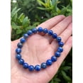 thumbnail image 2 of Lapis Lazuli Crystal Bead Bracelet 8mm, Wholesale Genuine Lapis Lazuli Stretch Gemstone Bracelet, Gift for Men & Women (5), 2 of 9