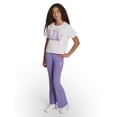 thumbnail image 5 of Reebok Girl's Athletic Spotlight Flare Leggings, Sizes 4-18, 5 of 5