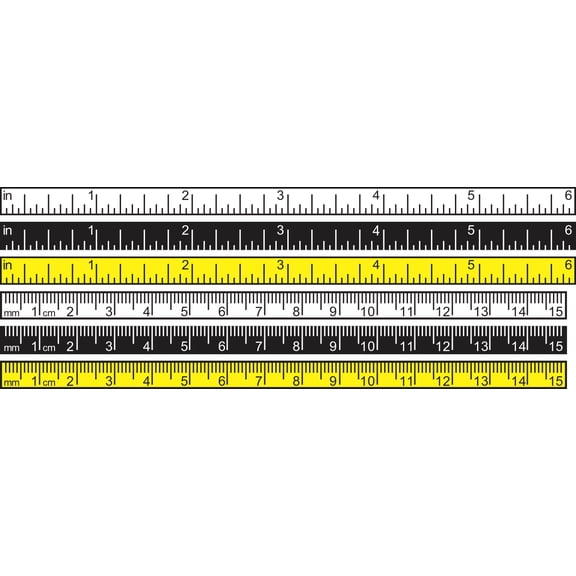 StickerTalk, [3x] 6in [3x] 15cm Ruler Stickers