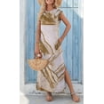 thumbnail image 3 of Vestido Zeagoo para mujer, casual, floral, largo, verano, playa, talla M, 3 of 7