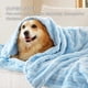 thumbnail image 2 of Manta para mascotas Bedsure Dog para perros medianos, lavable, azul, 2 of 8