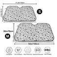 thumbnail image 3 of Haiem Nautical Themed Simple Anchors Car Windshield Sun Shade - Blocks UV Rays Sun Visor Protector, Sunshade to Keep Your Vehicle Cool, Universal Fit SUV Van Sedan-Medium, 3 of 7