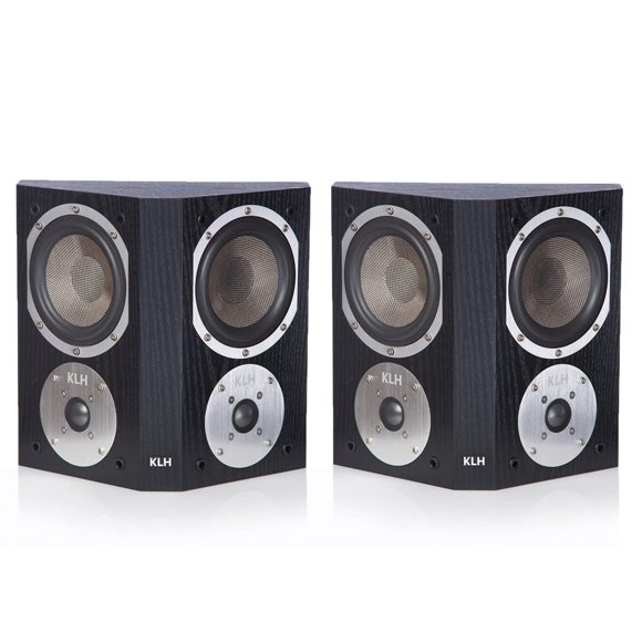 Par de bocinas envolventes KLH Beacon dipolo, acabado roble negro