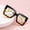 +100, variant on 2pcs Large Rectangular Reading Glasses with Chain-Style Temples Full-Frame Colored Frames for Women Men Presbyopia Farsightedness Computer Book Reading Office Use