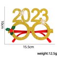 thumbnail image 1 of 2024 gafas de Navidad Santa Claus gafas de árbol de Navidad accesorios para fotomatón regalos para niños decoraciones de fiesta decoración de Año Nuevo, 1 of 4