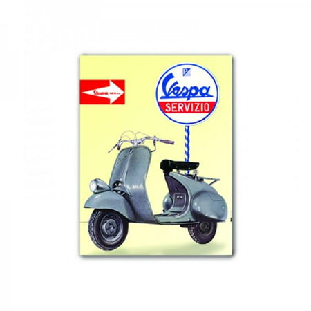 Vespa VPMT03 Magnet Scooters Service, 3.1 x 2 in.
