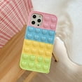 thumbnail image 1 of Stress Fidget Toys Push Bubble Phone Case For iPhone 13 11 12 Pro 6 7 8 Plus X XR Max SE 2020 Soft Silicone Bear Cover, 1 of 6