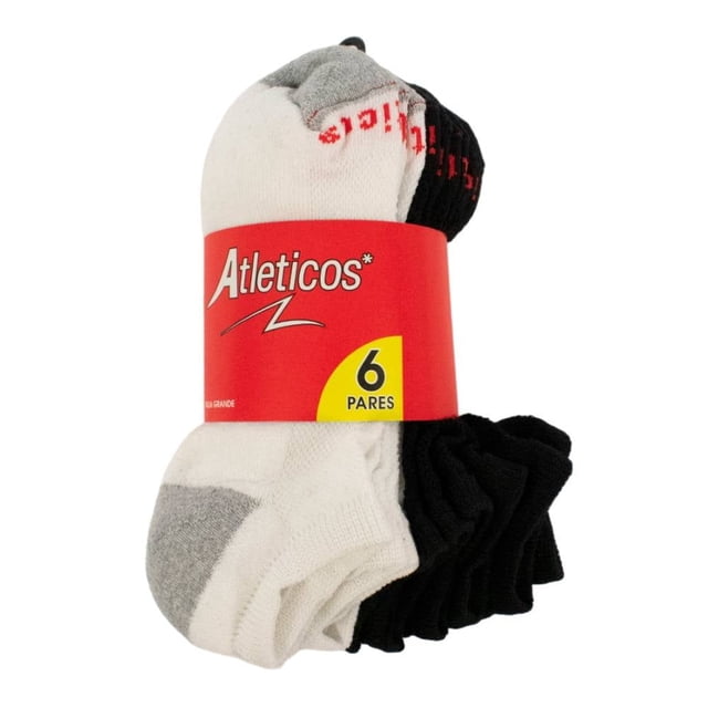 Set de tines Atleticos Talla G para Caballero Multicolor 6 Pares