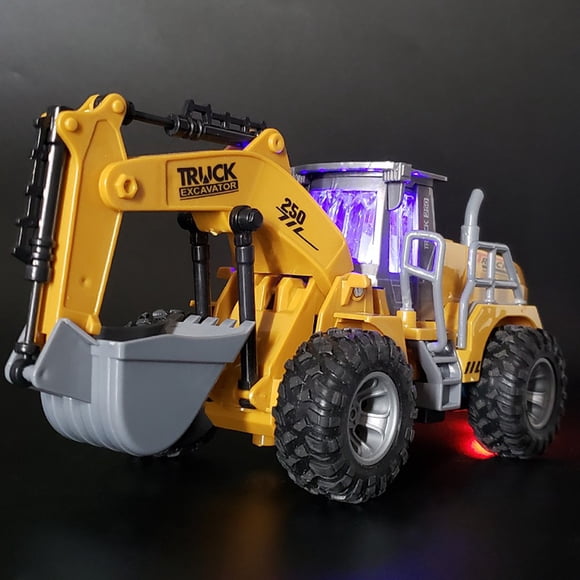 Metal Diecast Excavator Construction Truck Toy Tractor Heavy Metal Excavator