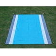 thumbnail image 4 of Xihbxyly Esterilla de Playa para Exteriores, Manta Aislante Antiarena, Tela Resistente Al Agua y Cómoda, Forro de Franela, Ideal para Picnic, Camping, Playa y Jardín, 210 X 200 Cm., 4 of 6