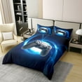 thumbnail image 2 of Erosebridal Gradient Video Game 100% Cotton Duvet Cover Twin Size,Gamepad Print Bedding Sets Twin Size,Room Decorative,Reversible,Breathable,2pcs(No Comforter), 2 of 6