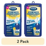 (2 pack) Dr. Scholl’s Freeze Away Wart Remover Dual Action (7 Applications) for Common & Plantar Wart Removal