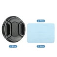 thumbnail image 3 of Uxcell Center Pinch Front Lens Cover Dust Camera Lens Cap for Lens with 52mm Thread, 2 Pack, 3 of 6