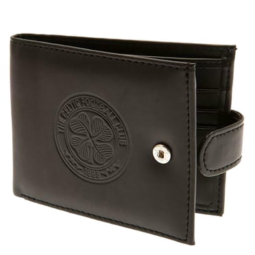 West Ham United FC Official Mens RFID Leather Wallet - Embossed Crest, Multiple Card Slots, Anti-Skimming