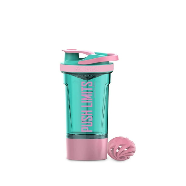 Artoid Mode Protein Shaker Bottle with Blender Balls Mixing Grids Flip