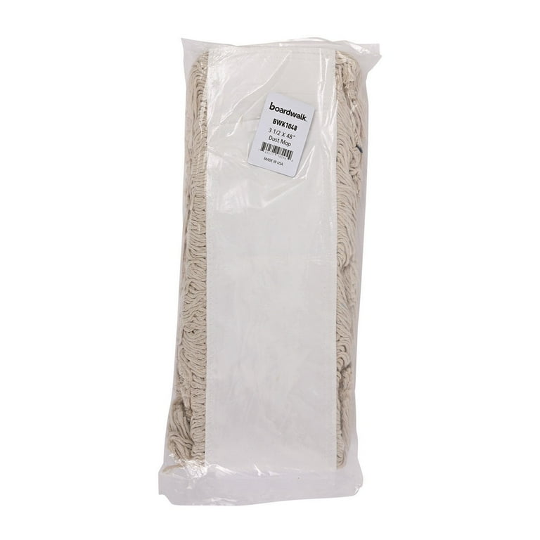Mop Head, Dust, Cotton, 48 x 3, White