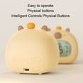 thumbnail image 3 of Reloj Despertador Capybara, Múltiples Tonos De Llamada, Luz Nocturna, Recargable, Exquisito Reloj Despertador Para Compañero De Sueño, 3 of 7