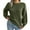 Army Green, variant on Lilgiuy Women's Casual Colorful Long Sleeve Off Shoulder Knit Sweater Crew Neck Sweater,Khaki,6 2022 Fall Winter