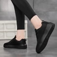 thumbnail image 5 of Womens Lace Flower Embroidered Sneakers Breathable Comfort Round Toe Lace-Up Walking Tennis Shoes, 5 of 8