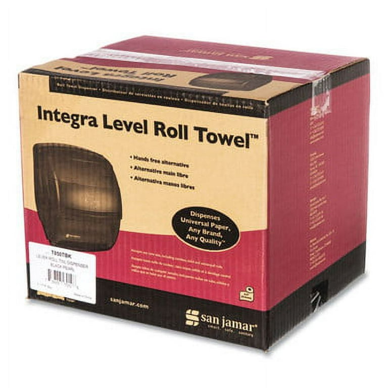 Element Lever Roll Towel Dispenser, Classic, 12.5 x 8.5 x 12.75, Black  Pearl - Zerbee