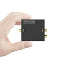 thumbnail image 3 of Optical Digital Stereo Audio SPDIF Toslink Coaxial Signal to Analog Converter DAC Jack 2*RCA Amplifier Decoder Adapter, 3 of 7